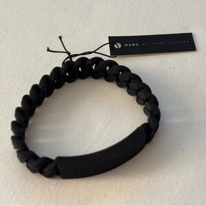 Marc by Marc Jacobs Silicone Black Bracelet